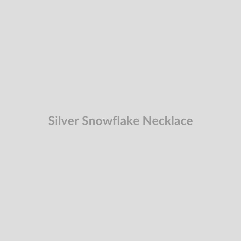 Silver Snowflake Necklace