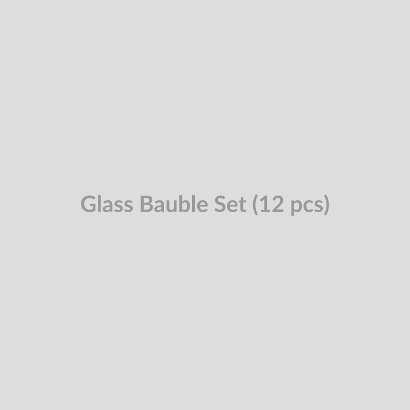 Glass Bauble Set (12 pcs)